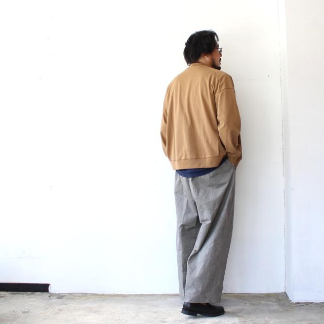 HAVERSACK 天日干しムラ染めツイルワイドトラウザー Twill Wide Trousers / 462624　（Gray） | HAVERSACK | 03