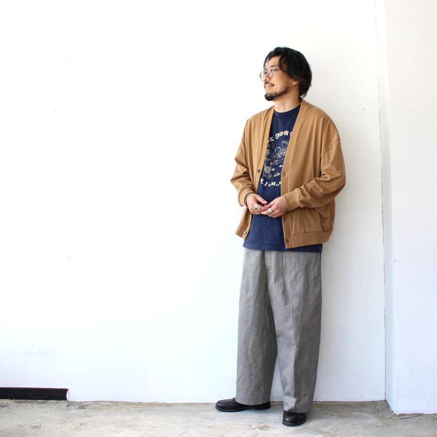 HAVERSACK 天日干しムラ染めツイルワイドトラウザー Twill Wide Trousers / 462624　（Gray） | HAVERSACK | 04