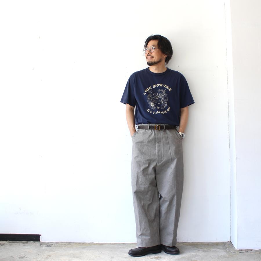 HAVERSACK 天日干しムラ染めツイルワイドトラウザー Twill Wide Trousers / 462624　（Gray） | HAVERSACK | 06