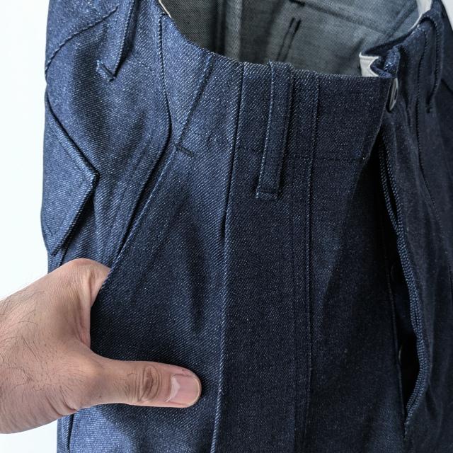 HAVERSACK 先染めデニムユーティリティトラウザー Denim utility trousers 462630 | HAVERSACK | 19