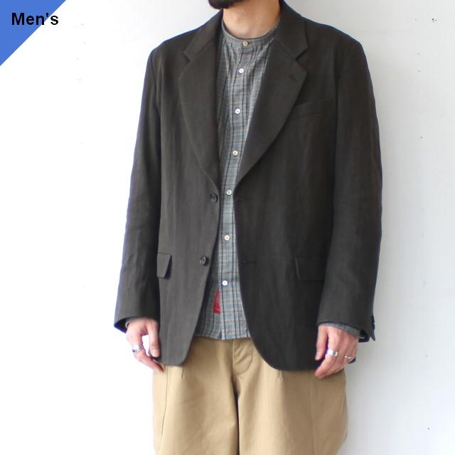 HAVERSACK 墨染めツイルテーラードジャケット Ink dyed twill lapeled 2B jacket / 472520 | HAVERSACK