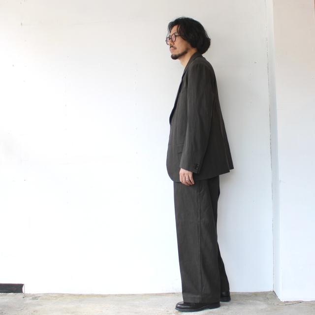 HAVERSACK 墨染めツイルテーラードジャケット Ink dyed twill lapeled 2B jacket / 472520 | HAVERSACK | 12