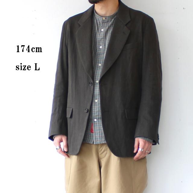 HAVERSACK 墨染めツイルテーラードジャケット Ink dyed twill lapeled 2B jacket / 472520 | HAVERSACK | 14