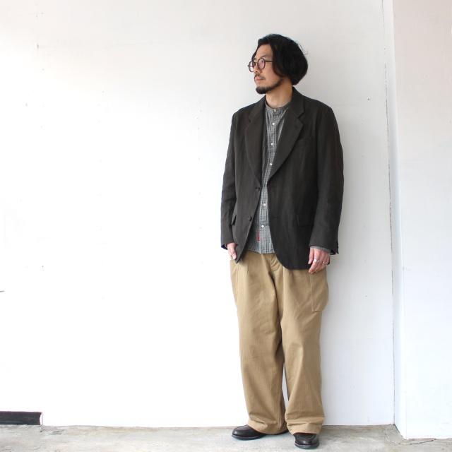 HAVERSACK 墨染めツイルテーラードジャケット Ink dyed twill lapeled 2B jacket / 472520 | HAVERSACK | 15