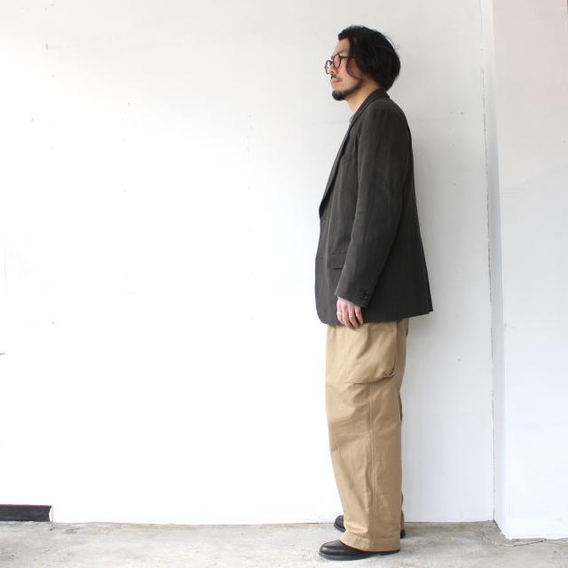 HAVERSACK 墨染めツイルテーラードジャケット Ink dyed twill lapeled 2B jacket / 472520 | HAVERSACK | 16