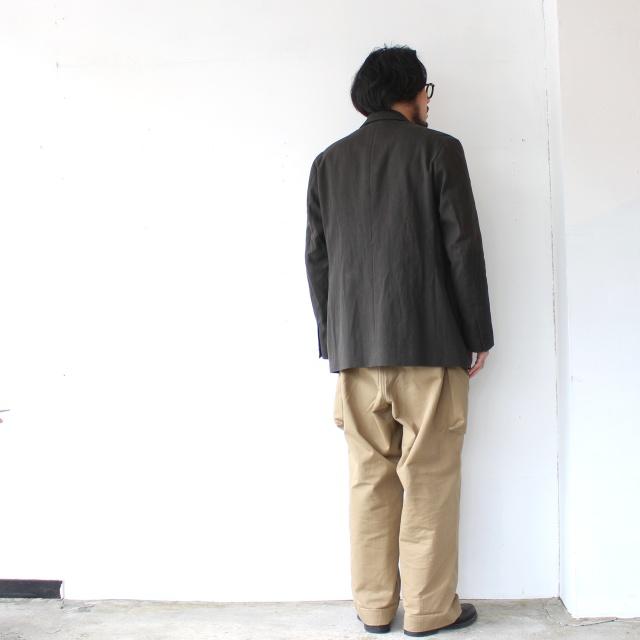 HAVERSACK 墨染めツイルテーラードジャケット Ink dyed twill lapeled 2B jacket / 472520 | HAVERSACK | 17