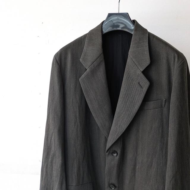 HAVERSACK 墨染めツイルテーラードジャケット Ink dyed twill lapeled 2B jacket / 472520 | HAVERSACK | 02