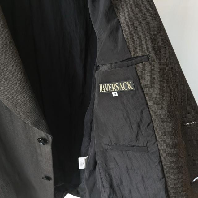 HAVERSACK 墨染めツイルテーラードジャケット Ink dyed twill lapeled 2B jacket / 472520 | HAVERSACK | 09