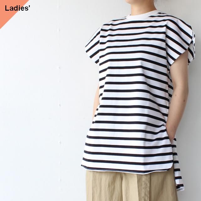 HAVERSACK 度詰め天竺バスクボーダーノースリーブT | HAVERSACK