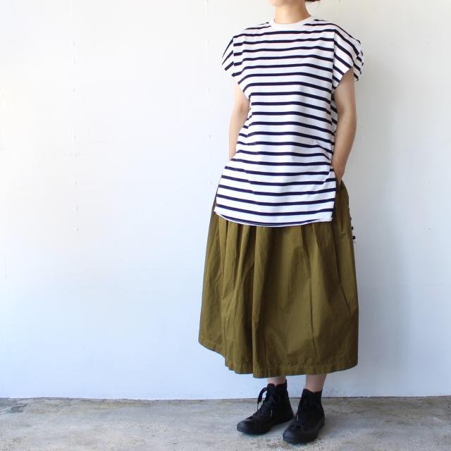 HAVERSACK 度詰め天竺バスクボーダーノースリーブT | HAVERSACK | 18