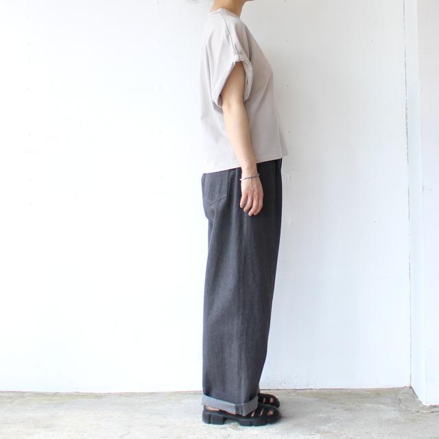 HAVERSACK 60/2サイロ天竺ドルマンクルーネックT Roll-up sleeve crew neck tee / 612625 | HAVERSACK | 10