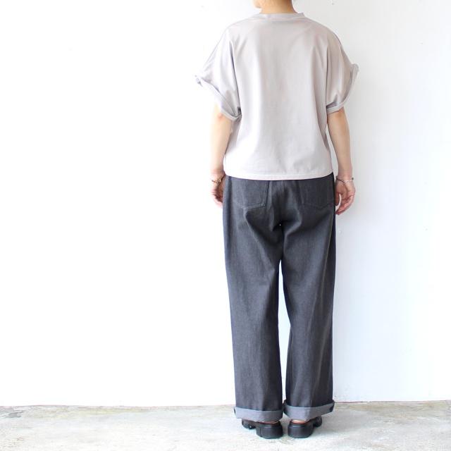 HAVERSACK 60/2サイロ天竺ドルマンクルーネックT Roll-up sleeve crew neck tee / 612625 | HAVERSACK | 11