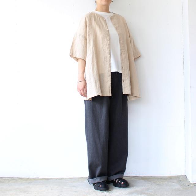 HAVERSACK 60/2サイロ天竺ドルマンクルーネックT Roll-up sleeve crew neck tee / 612625 | HAVERSACK | 20