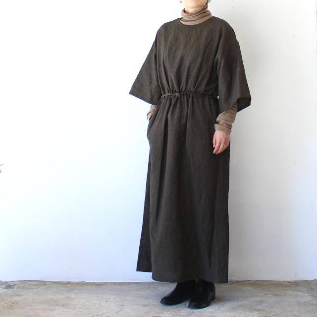 HAVERSACK リネンウールグレンチェック5分袖ワンピース W/L Glen-check half-sleeve onepiece | HAVERSACK | 16