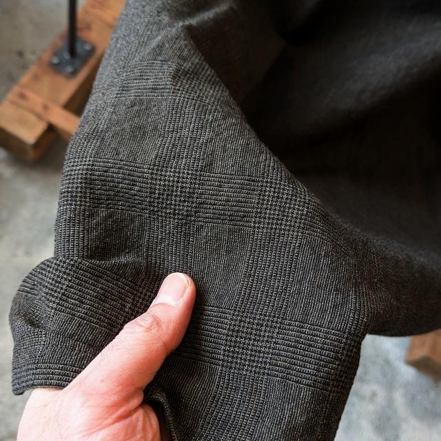 HAVERSACK リネンウールグレンチェック5分袖ワンピース W/L Glen-check half-sleeve onepiece | HAVERSACK | 06