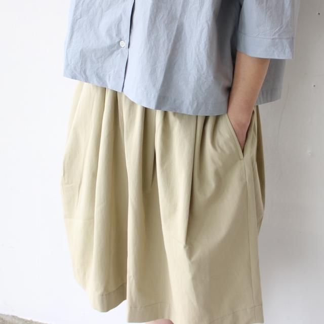 【20%OFF】HAVERSACK タックワイドキュロット Tuck Wide Culottes 662406　（Beige） | HAVERSACK | 05