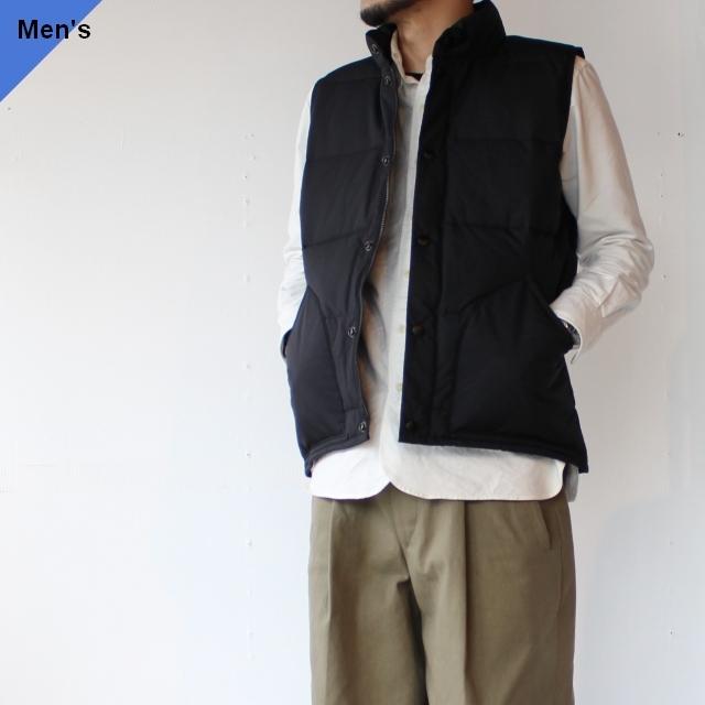 ZANTER JAPAN 【24年秋冬】ZANTER ダウンベスト DOWN VEST ブラック