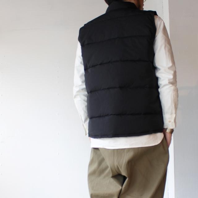   ダウンベスト ブラック S/P ZANTER JAPAN 【24年秋冬】ZANTER ダウンベスト DOWN VEST ブラック