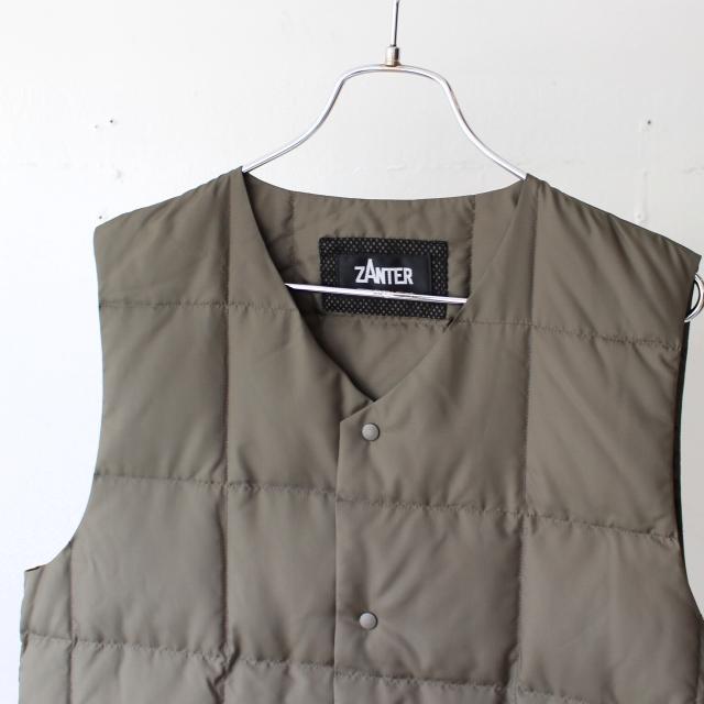 ZANTER JAPAN インナーダウンベスト RE DOWN INNER VEST / 6722 | ZANTER JAPAN | 12