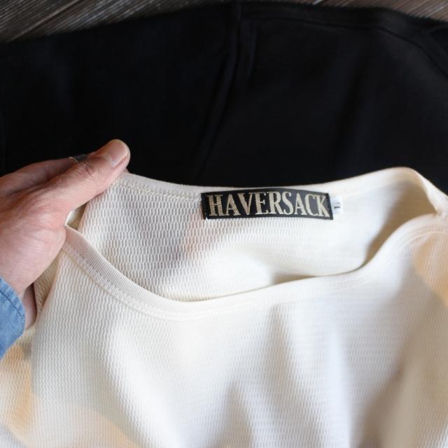 【20%OFF】HAVERSACK パイピングサーマルボートネックTee S/S　812229 （ECRU） | HAVERSACK | 01