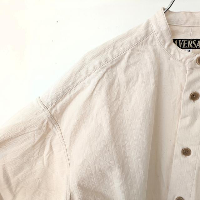 HAVERSACK（ハバーサック） コットンリネンヘリンボーンBCシャツ C/L