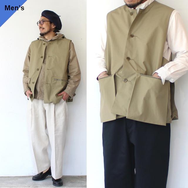 HAVERSACK ウェザークロスジャーキンベスト Weather cloth jerkin vest / 842621　（Khaki） | HAVERSACK