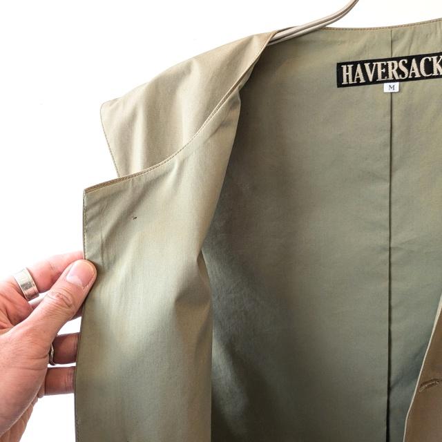 HAVERSACK ウェザークロスジャーキンベスト Weather cloth jerkin vest / 842621　（Khaki） | HAVERSACK | 16
