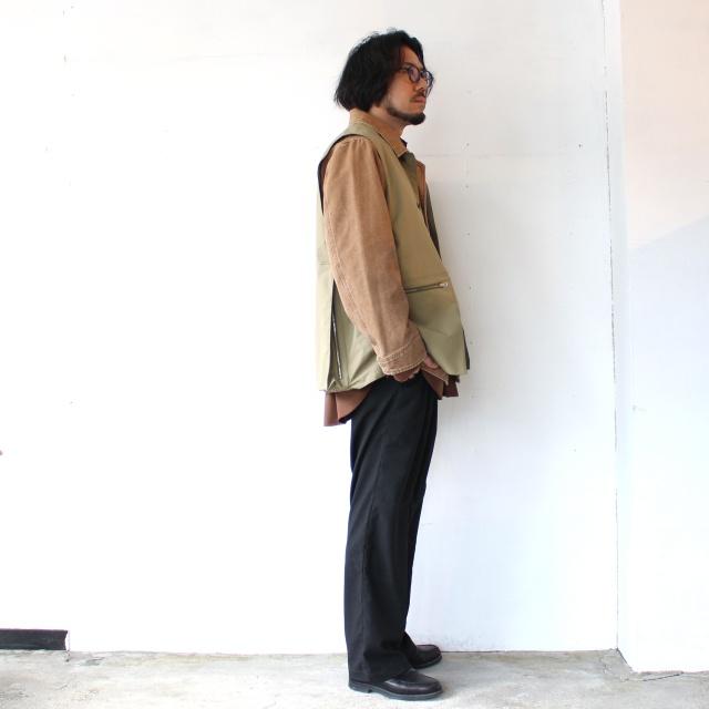 HAVERSACK ウェザークロスジャーキンベスト Weather cloth jerkin vest / 842621　（Khaki） | HAVERSACK | 19