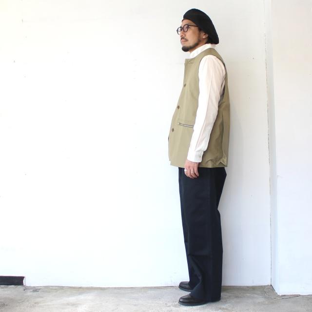 HAVERSACK ウェザークロスジャーキンベスト Weather cloth jerkin vest / 842621　（Khaki） | HAVERSACK | 02