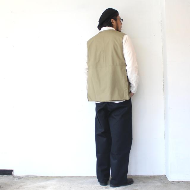 HAVERSACK ウェザークロスジャーキンベスト Weather cloth jerkin vest / 842621　（Khaki） | HAVERSACK | 03