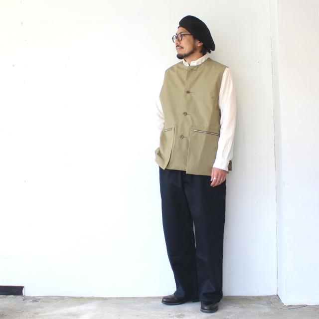 HAVERSACK ウェザークロスジャーキンベスト Weather cloth jerkin vest / 842621　（Khaki） | HAVERSACK | 05