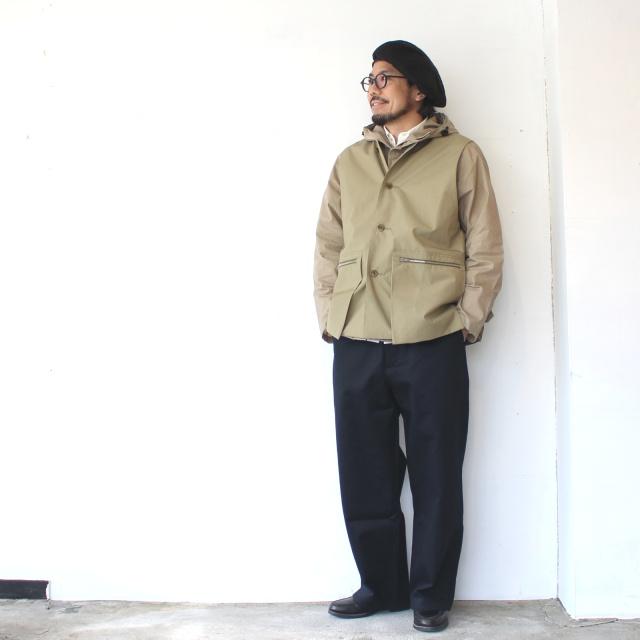 HAVERSACK ウェザークロスジャーキンベスト Weather cloth jerkin vest / 842621　（Khaki） | HAVERSACK | 07