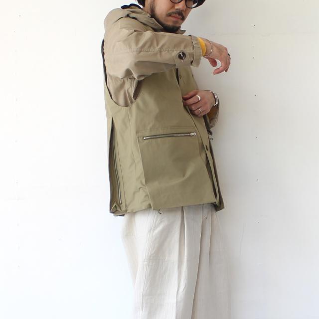 HAVERSACK ウェザークロスジャーキンベスト Weather cloth jerkin vest / 842621　（Khaki） | HAVERSACK | 09