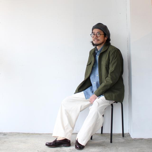 HAVERSACK 強撚オックスワイドトラウザー High twist oxford trousers / 862430　（Ecru）｜c-countly｜09