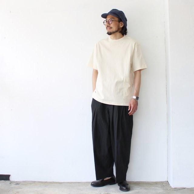 【20%OFF】HAVERSACK 天日干しC/Lタイプライター2タックワイドパンツ C/L typewriter 2tuck wide trousers / 862536 | HAVERSACK | 14