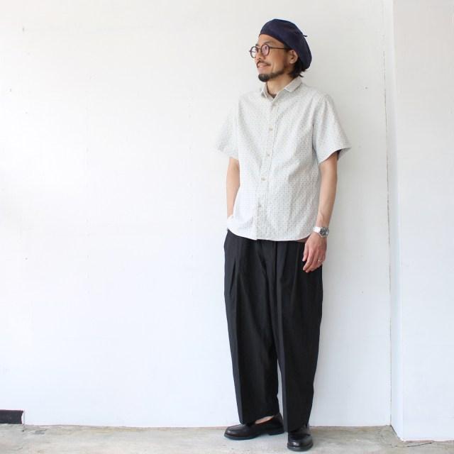 【20%OFF】HAVERSACK 天日干しC/Lタイプライター2タックワイドパンツ C/L typewriter 2tuck wide trousers / 862536 | HAVERSACK | 15