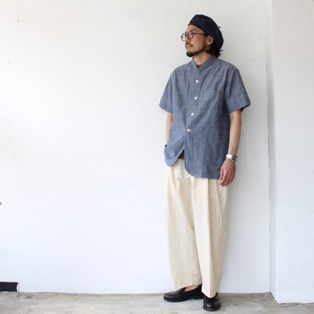【20%OFF】HAVERSACK 天日干しC/Lタイプライター2タックワイドパンツ C/L typewriter 2tuck wide trousers / 862536 | HAVERSACK | 04