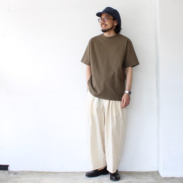 【20%OFF】HAVERSACK 天日干しC/Lタイプライター2タックワイドパンツ C/L typewriter 2tuck wide trousers / 862536 | HAVERSACK | 05