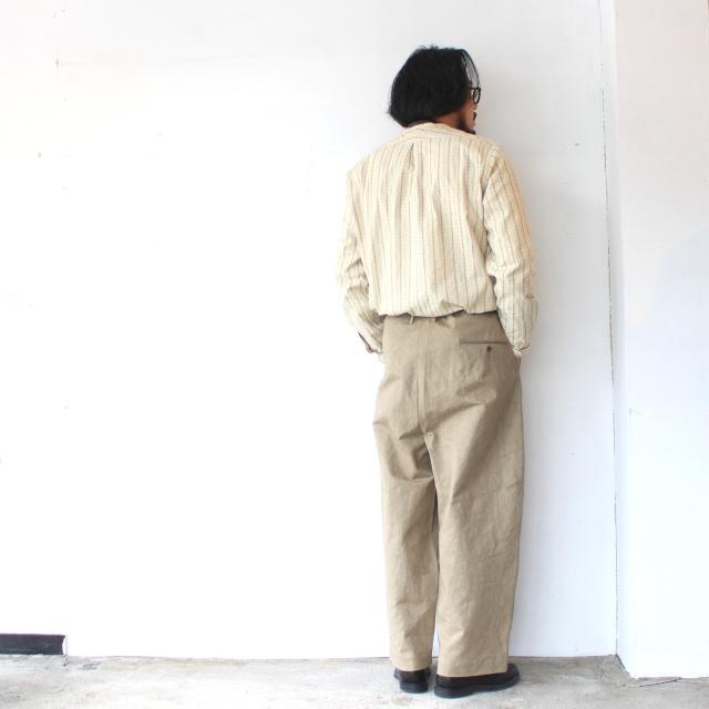 HAVERSACK 高密度ツイルワイドトラウザー Twill Wide Trousers / 862622　（Beige） | HAVERSACK | 10