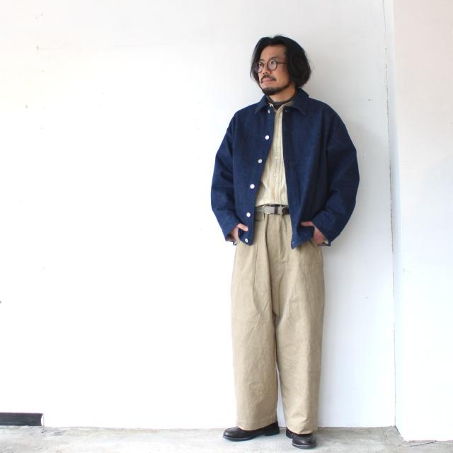 HAVERSACK 高密度ツイルワイドトラウザー Twill Wide Trousers / 862622　（Beige） | HAVERSACK | 13