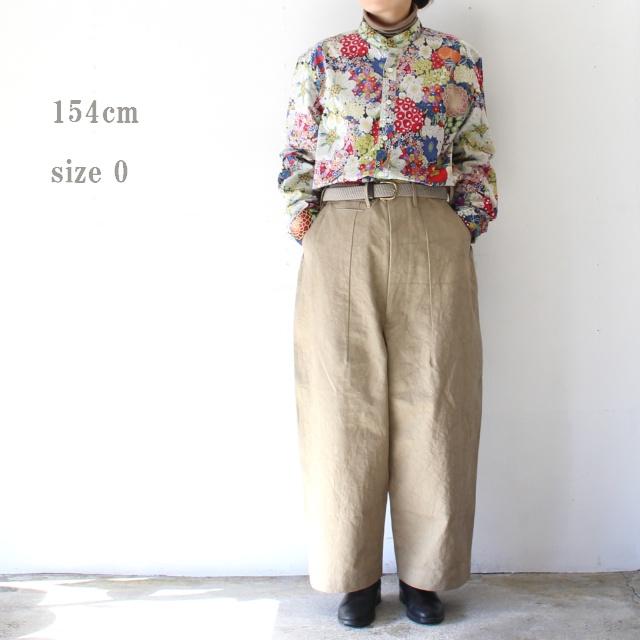 HAVERSACK 高密度ツイルワイドトラウザー Twill Wide Trousers / 862622　（Beige） | HAVERSACK | 16