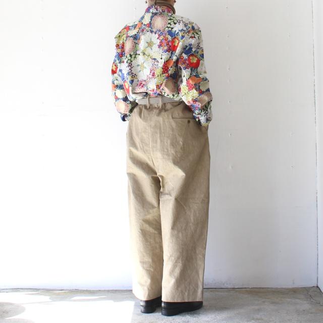 HAVERSACK 高密度ツイルワイドトラウザー Twill Wide Trousers / 862622　（Beige） | HAVERSACK | 18