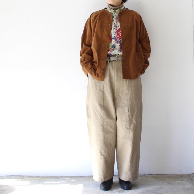 HAVERSACK 高密度ツイルワイドトラウザー Twill Wide Trousers / 862622　（Beige） | HAVERSACK | 19