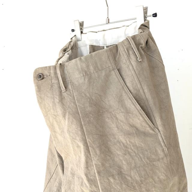 HAVERSACK 高密度ツイルワイドトラウザー Twill Wide Trousers / 862622　（Beige） | HAVERSACK | 02