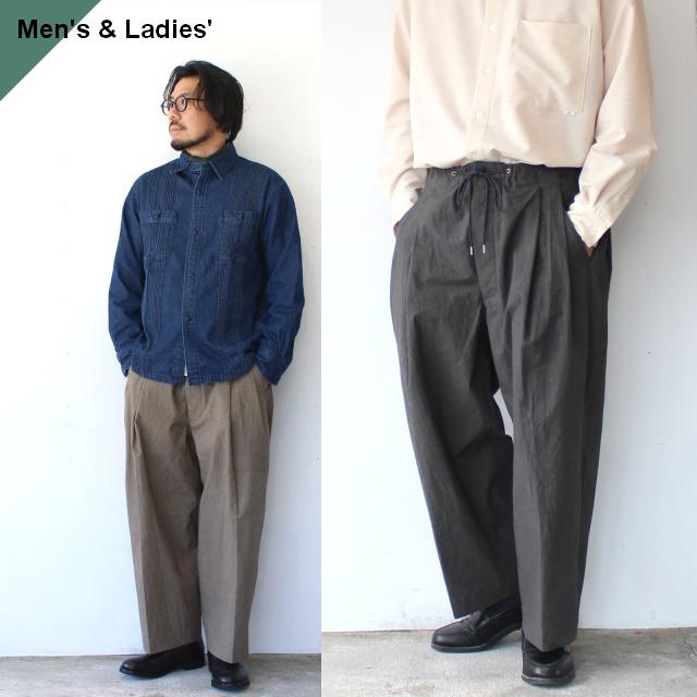 HAVERSACK 40タイプライター2タックワイドパンツ 40-Typewriter 2tuck wide trousers　862627 | HAVERSACK
