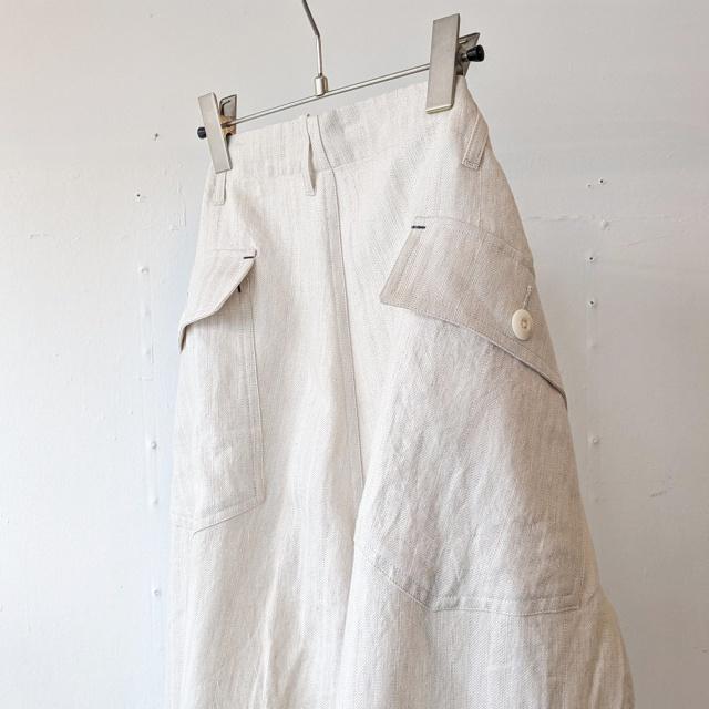 HAVERSACK 綿麻ヘリンボーンユーティリティトラウザー C/L-Herringbone utility trousers / 862630 | HAVERSACK | 15