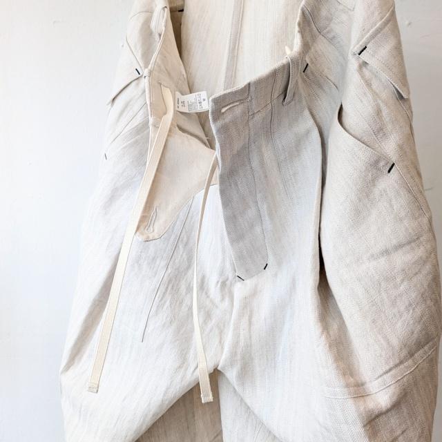 HAVERSACK 綿麻ヘリンボーンユーティリティトラウザー C/L-Herringbone utility trousers / 862630 | HAVERSACK | 13