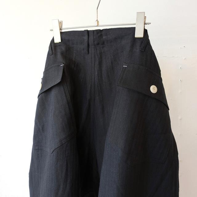 HAVERSACK 綿麻ヘリンボーンユーティリティトラウザー C/L-Herringbone utility trousers / 862630 | HAVERSACK | 18