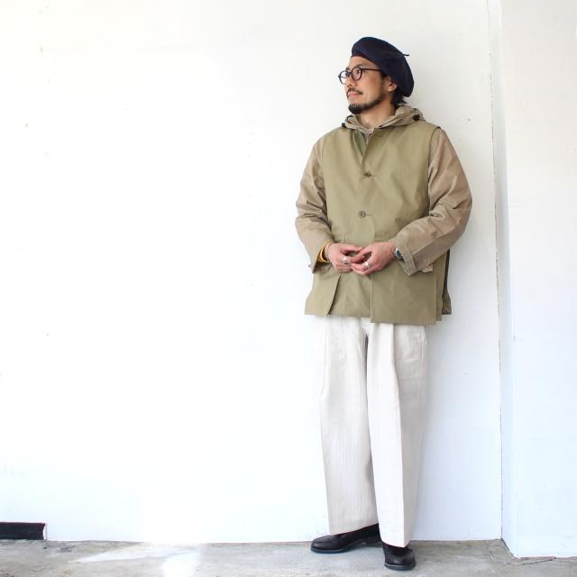 HAVERSACK 綿麻ヘリンボーンユーティリティトラウザー C/L-Herringbone utility trousers / 862630 | HAVERSACK | 06