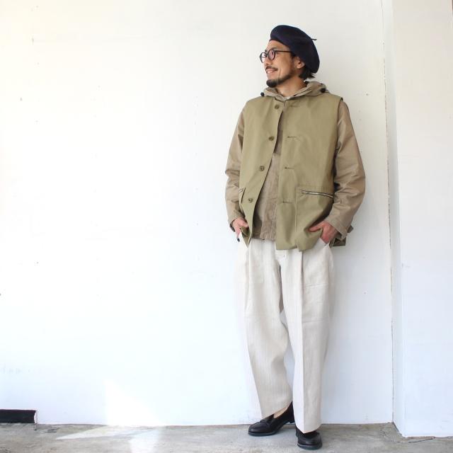 HAVERSACK 綿麻ヘリンボーンユーティリティトラウザー C/L-Herringbone utility trousers / 862630 | HAVERSACK | 07